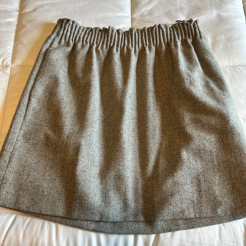 J. Crew Size 8 Grey Mini Skirt